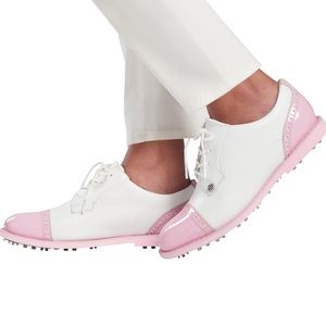 Sneakers De Golf G/FORE Gallivanter Cap Toe Femme - Bleu/blanc - Taille US 7.5 (EU 38.5)